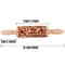10Inch Wooden Embossed Rolling Pin With Coffee Lemon Flower Elk Pattern For Cookie And Pastry Bakin 4