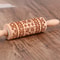 10Inch Wooden Embossed Rolling Pin With Coffee Lemon Flower Elk Pattern For Cookie And Pastry Bakin 5