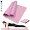 NonSlip Yoga Mat Lightweight Cushioned And Portable Fitness Mat For Home Gym And Travel 0