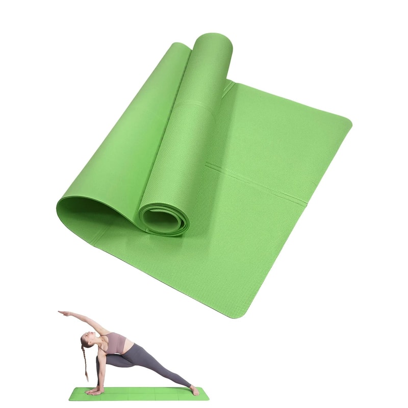 NonSlip Yoga Mat Lightweight Cushioned And Portable Fitness Mat For Home Gym And Travel 9