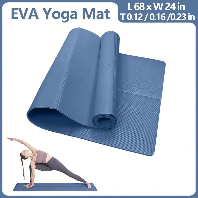 NonSlip Yoga Mat Lightweight Cushioned And Portable Fitness Mat For Home Gym And Travel 11
