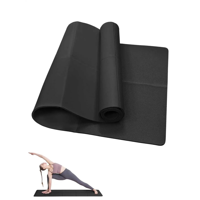 NonSlip Yoga Mat Lightweight Cushioned And Portable Fitness Mat For Home Gym And Travel 7