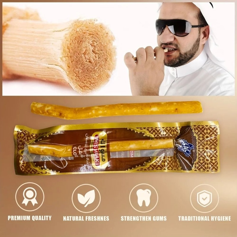 Special Branch Lilac Flavored Miswak Toothbrush Vacuum Sealed Natural Oral Care Stick For Fresh Bre 0