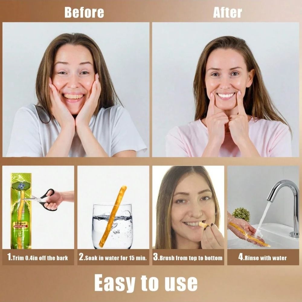 Special Branch Lilac Flavored Miswak Toothbrush Vacuum Sealed Natural Oral Care Stick For Fresh Bre 4