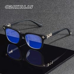 classic square anti blue light glasses for reading and computer use