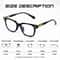 Classic Square Anti Blue Light Glasses For Reading And Computer Use 2