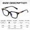 Classic Square Anti Blue Light Glasses For Reading And Computer Use 2