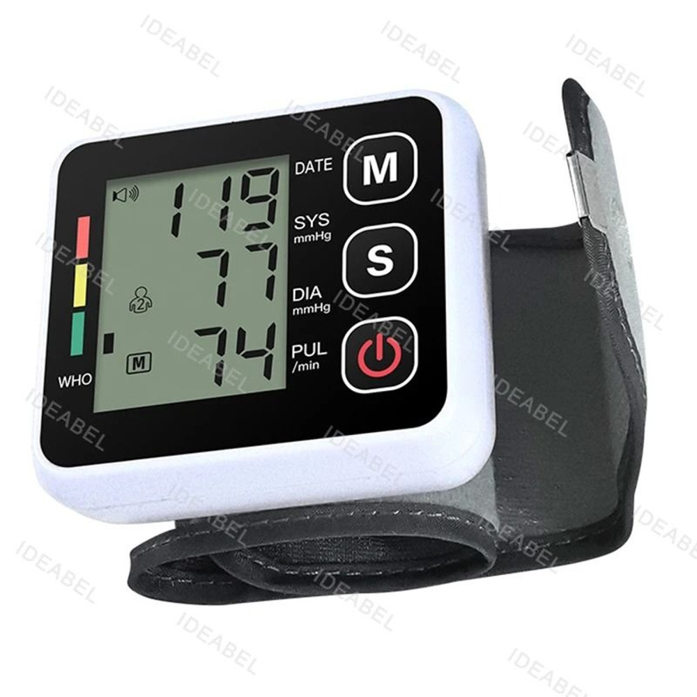 Digital Wrist Blood Pressure Monitor With Heartbeat And Pulse Rate Display 9