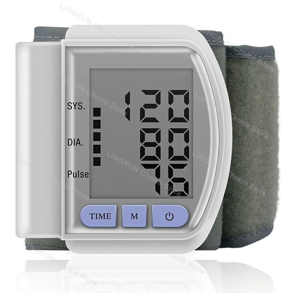 Digital Wrist Blood Pressure Monitor With Heartbeat And Pulse Rate Display 3
