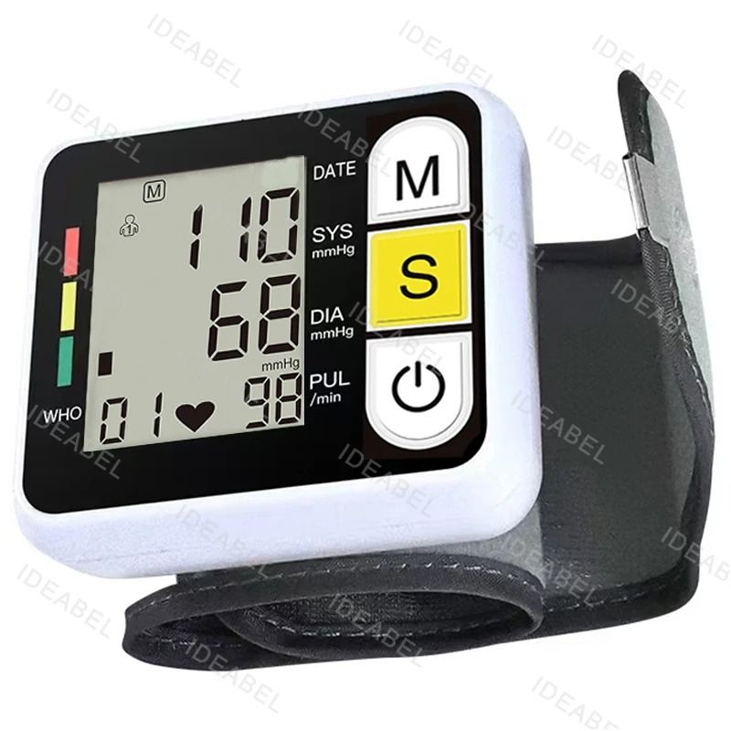 Digital Wrist Blood Pressure Monitor With Heartbeat And Pulse Rate Display 7