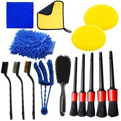 car detailing brush set auto cleaning kit for vents and gaps