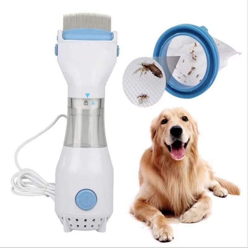 Electric Pet Lice And Flea Remover Comb 3 In 1 Grooming Brush For Dogs And Cats 3