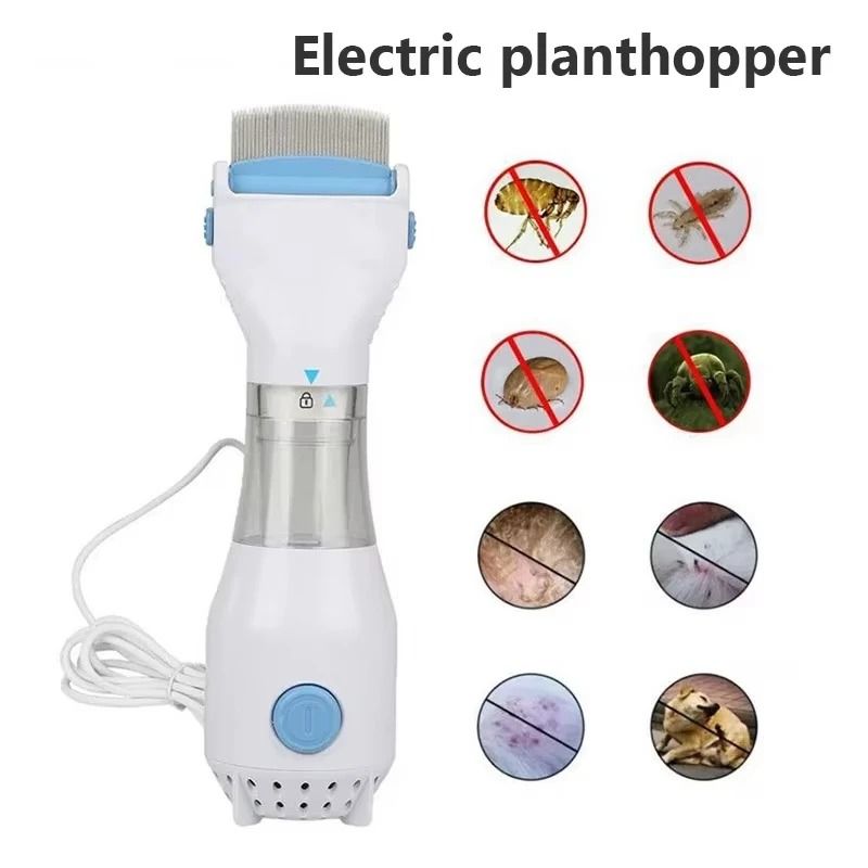 Electric Pet Lice And Flea Remover Comb 3 In 1 Grooming Brush For Dogs And Cats 5
