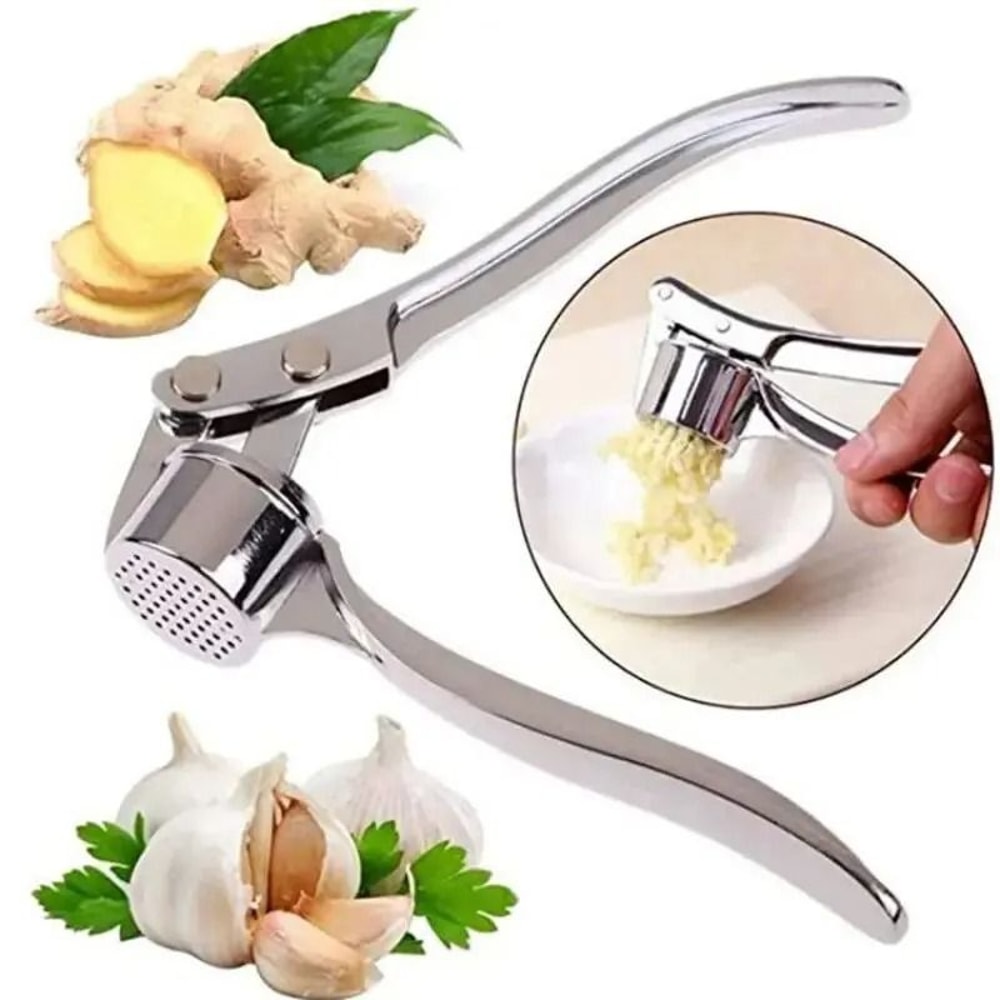 Garlic Press Stainless Steel Manual Garlic Crusher And Mincer Tool 5