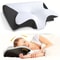 Ergonomic Cotton Sleep Pillow Soft Lightweight Design For Side Back And Abdominal Sleep 0