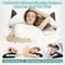 Ergonomic Cotton Sleep Pillow Soft Lightweight Design For Side Back And Abdominal Sleep 2