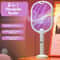 3 In 1 Electric Mosquito Killer Lamp Rechargeable Fly Swatter With LED Light 2