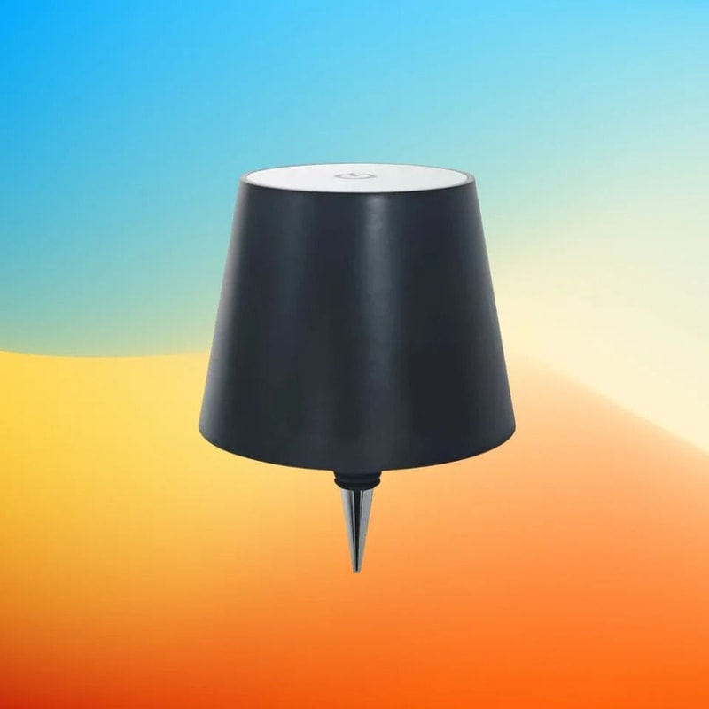 USB Rechargeable Bottle Table Lamp Touch Control With 3Color Dimming Light 16