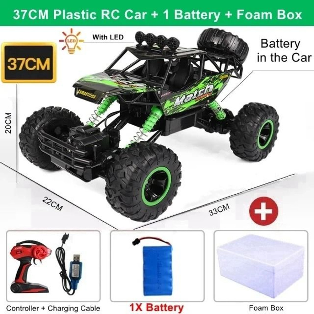 RC OffRoad Climbing Car 4WD AllTerrain Remote Control Vehicle For Kids And Adults 16