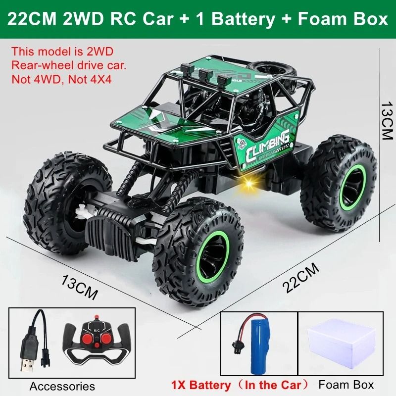 RC OffRoad Climbing Car 4WD AllTerrain Remote Control Vehicle For Kids And Adults 7