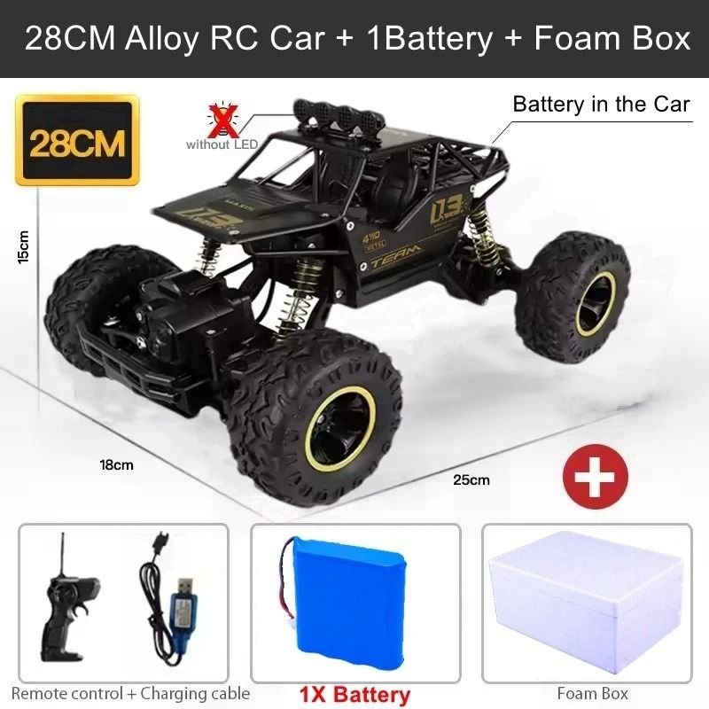 RC OffRoad Climbing Car 4WD AllTerrain Remote Control Vehicle For Kids And Adults 8