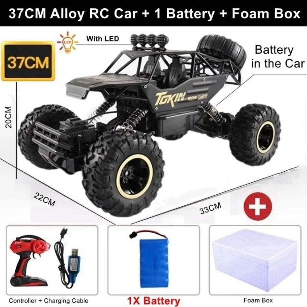 RC OffRoad Climbing Car 4WD AllTerrain Remote Control Vehicle For Kids And Adults 18