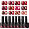 Red Ruby Cat Eye Magnetic Gel Nail Polish 6
