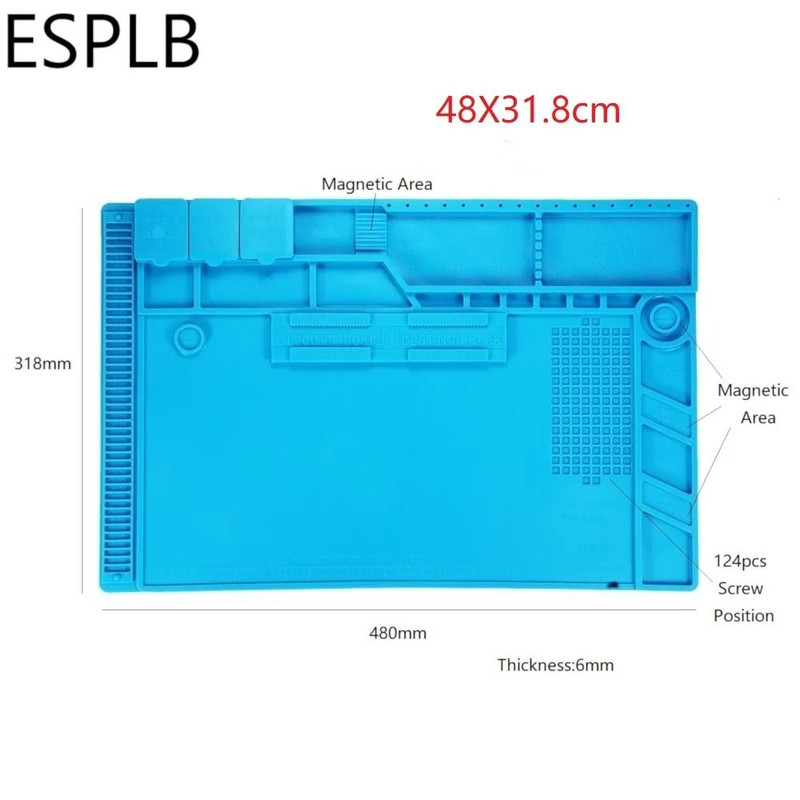Heat Resistant Silicone Soldering Work Mat 13