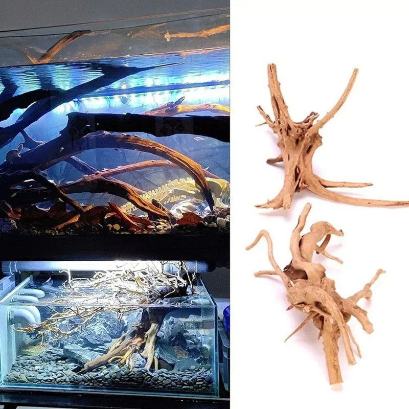 Natural Wooden Driftwood Decoration For Fish Tanks 1