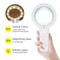 Handheld Illuminated Magnifying Glass With LED Lights 2