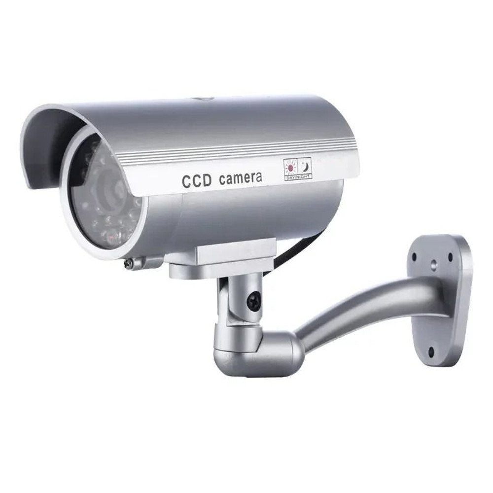 Simulation Solar CCTV Dummy Camera With Flashing LED Light 8