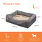 Large Dog Bed With Washable Cover And Waterproof Base 7