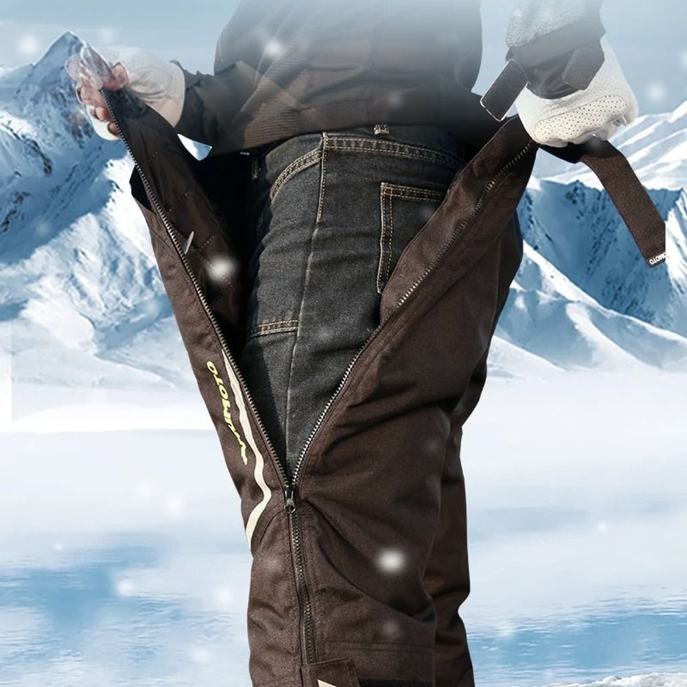 Motorcycle Quick Take Off Waterproof Thermal Pants 0