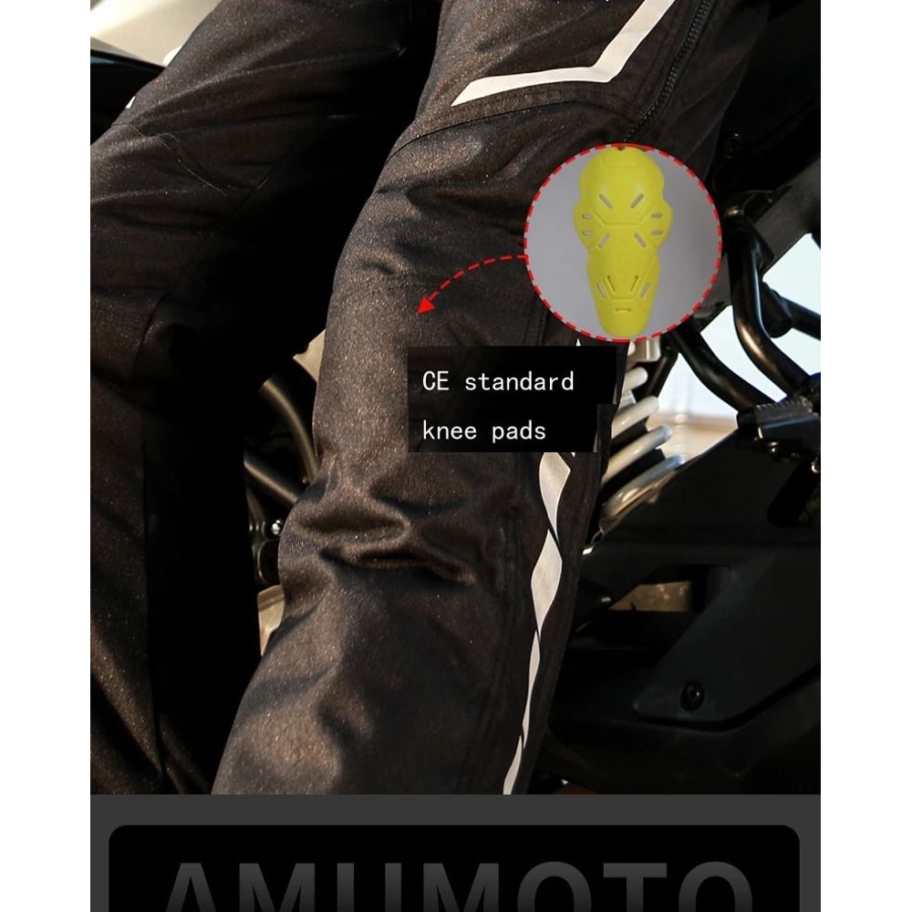 Motorcycle Quick Take Off Waterproof Thermal Pants 4