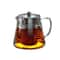 Heat Resistant Glass Teapot With Stainless Steel Infuser 5