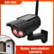 Outdoor Solar Simulation Security Camera With Flashing LED Light 0
