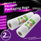 Vacuum Packaging Rolls For Food Storage 2 Pack 500cm Long Textured Bags 0