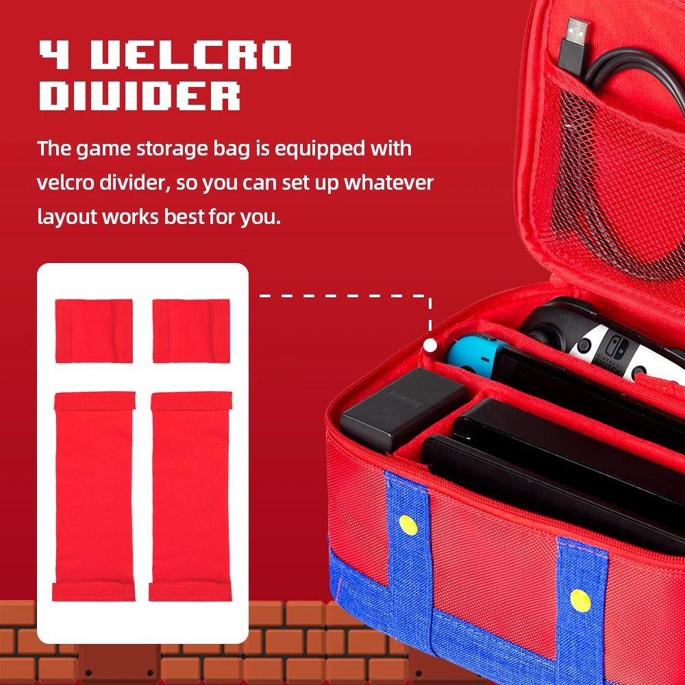 Protective Carrying Case For Nintendo Switch 2 OLED With Storage For Controllers And Accessories 1