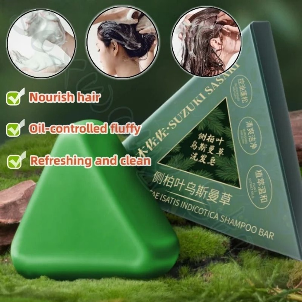 Orchidaceae Usman Grass Handmade Shampoo Soap For Hair Nourishing And Oil Control 1