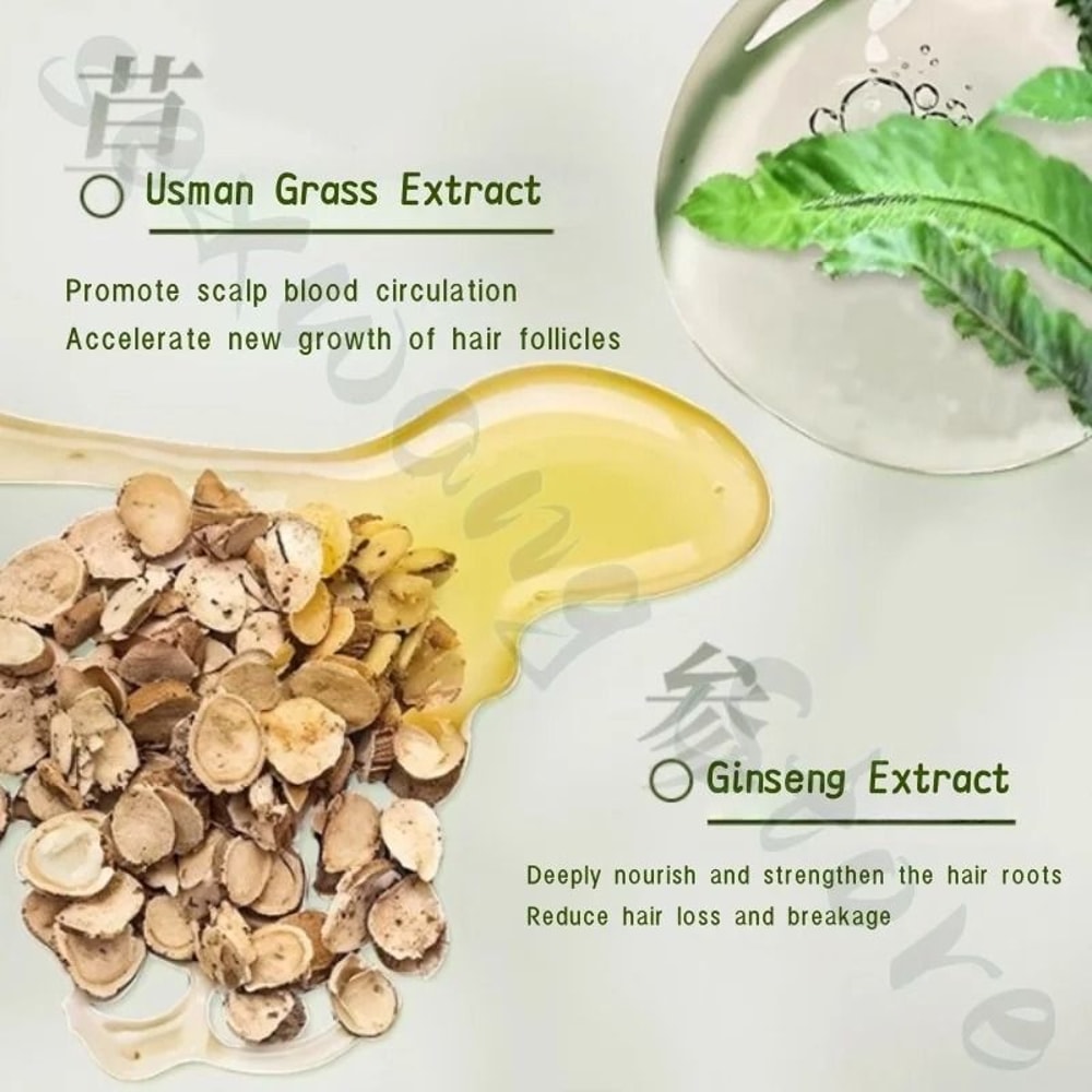 Orchidaceae Usman Grass Handmade Shampoo Soap For Hair Nourishing And Oil Control 4