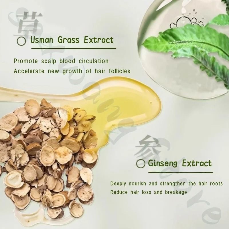 Orchidaceae Usman Grass Handmade Shampoo Soap For Hair Nourishing And Oil Control 4