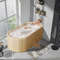 Foldable Portable Hot Tub Collapsible Ice Bath Tub With Dual Drainage Design For Home Cold And Hot  2