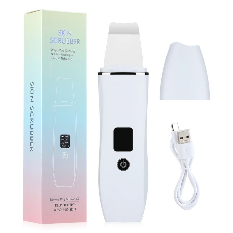 Ultrasonic Skin Scrubber Blackhead Remover And Deep Face Cleaning Tool 9
