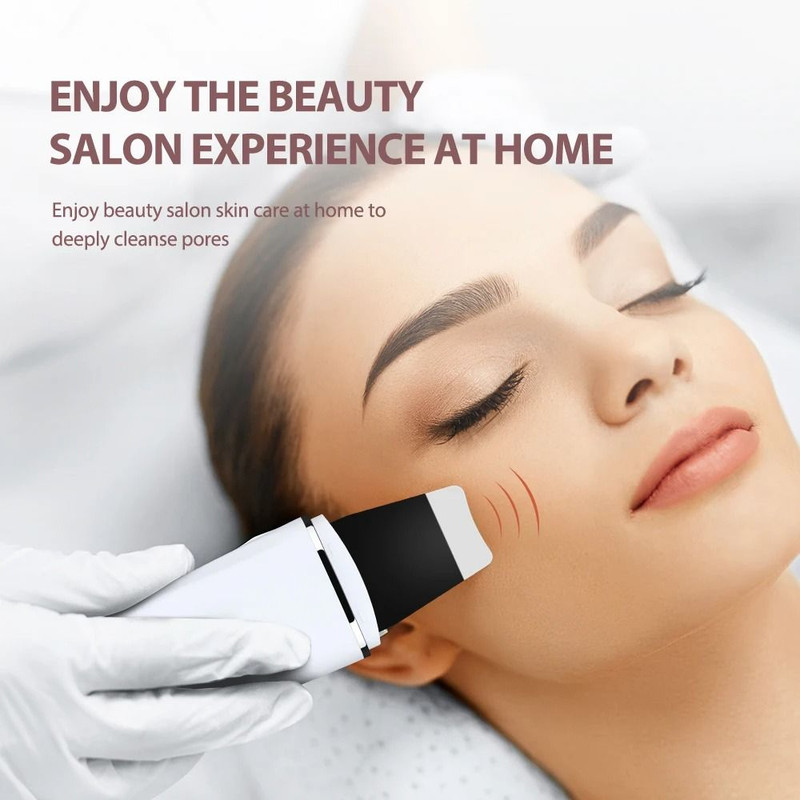 Ultrasonic Skin Scrubber Blackhead Remover And Deep Face Cleaning Tool 4