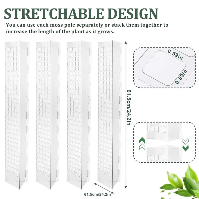 Adjustable Moss Pole Plant Support For Indoor Climbing Plants 5