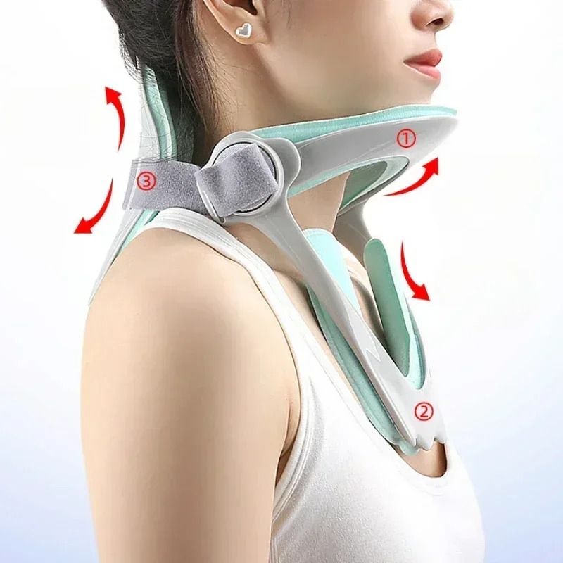Adjustable Cervical Traction Device For Neck And Spine Relief 2