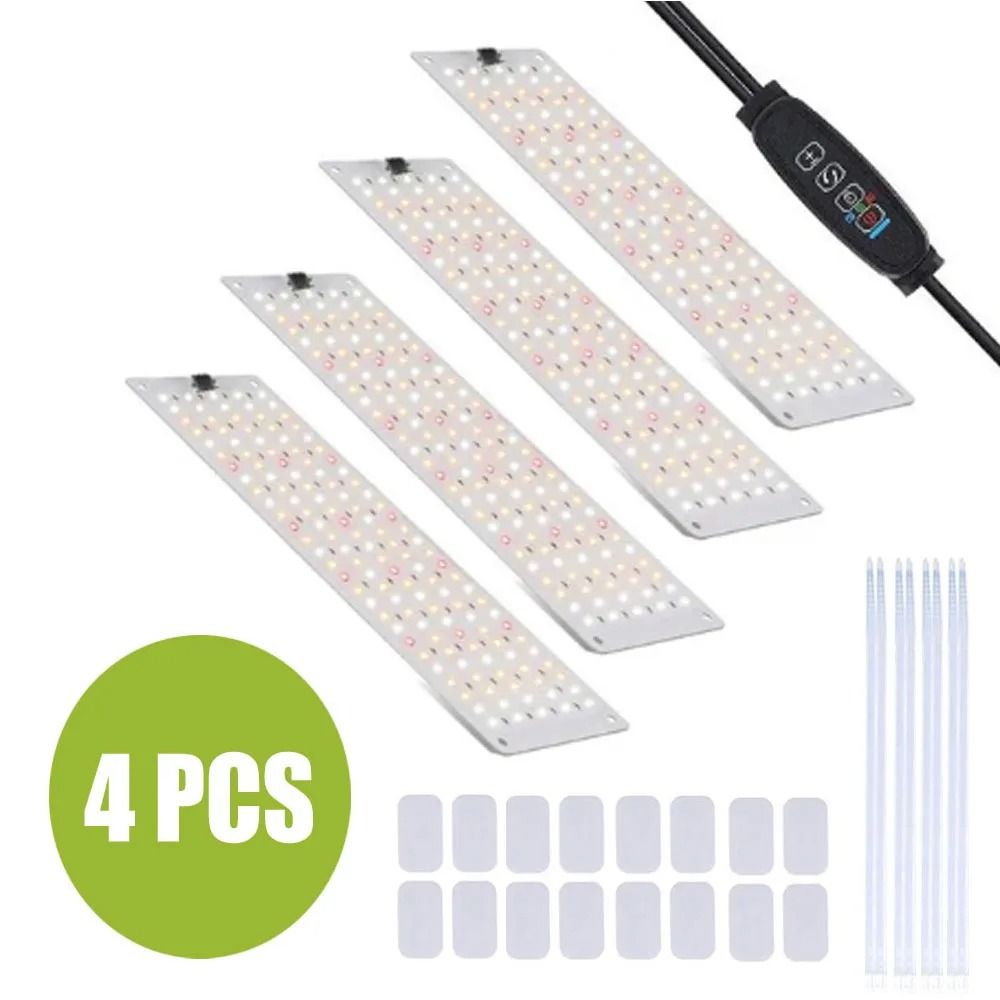 LED Grow Panel Light Ultra Thin Full Spectrum Dimmable Timer Lamp For Indoor Plants 9