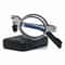 Folding Reading Glasses With Transparent Lenses Anti Blue Light Metal Frame And Case 3