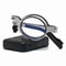 Folding Reading Glasses With Transparent Lenses Anti Blue Light Metal Frame And Case 3