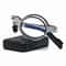 Folding Reading Glasses With Transparent Lenses Anti Blue Light Metal Frame And Case 7